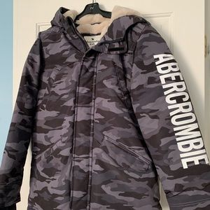 Abercrombie camo coat